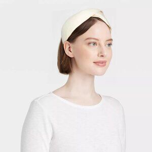 New Ivory Wide Twisted Headband - A New Day™ (Target)